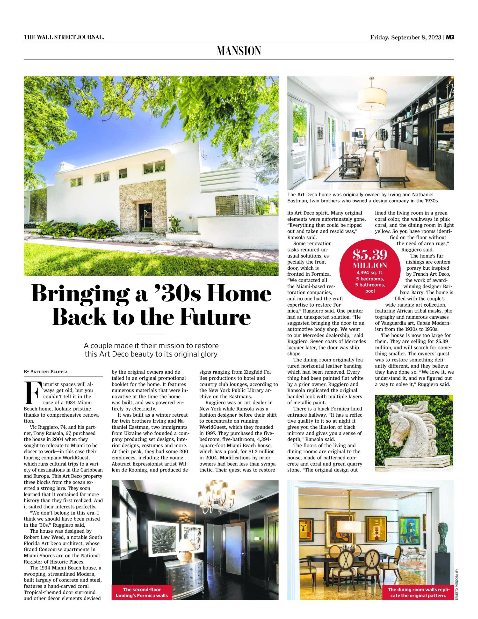 WSJ – House of the Future